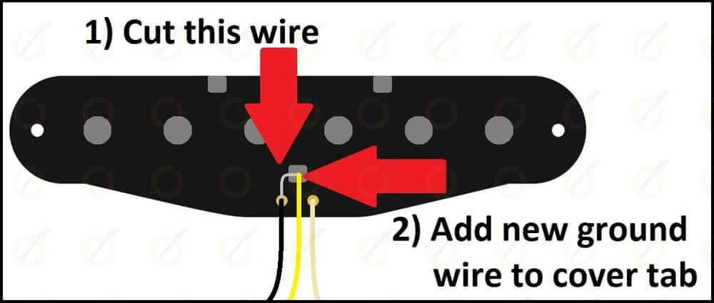 4 way Telecaster neck pickup modification