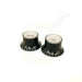 black silver top hat knobs for gibson