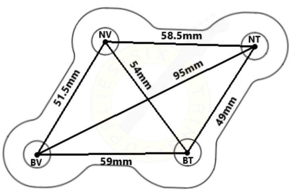 les paul control cavity dimensions