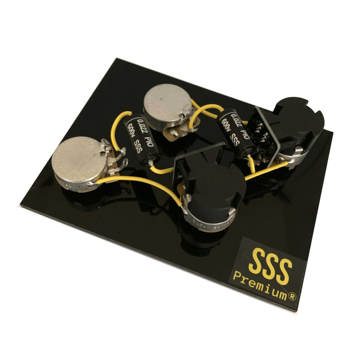 wiring loom for coil splitting les paul