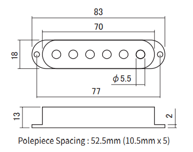 Stratocaster® Pickup Covers