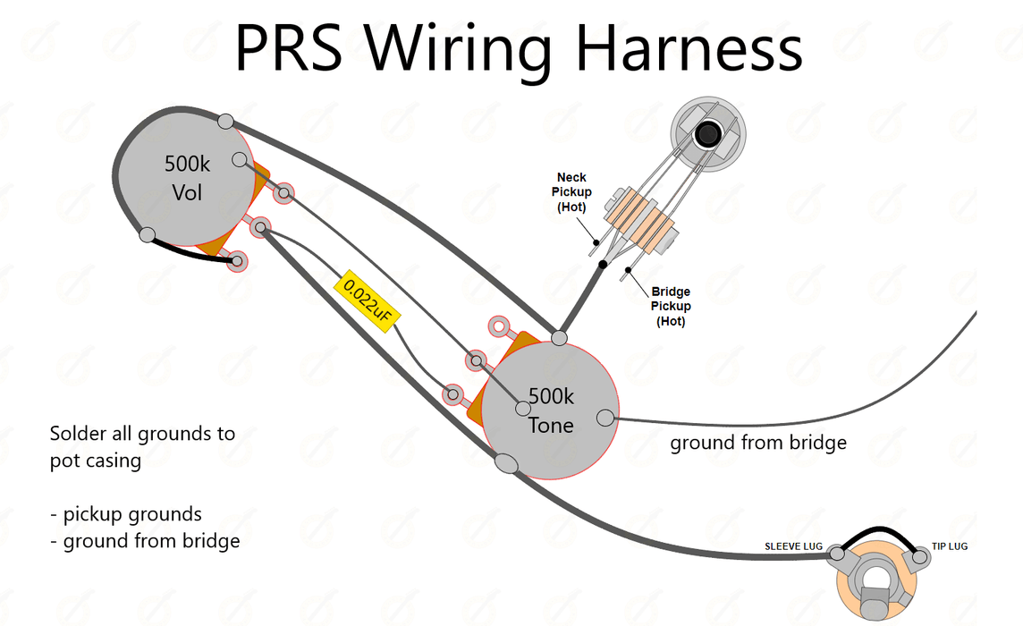PRS Wiring Kit Six String Supplies