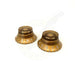 gold gibson control knobs